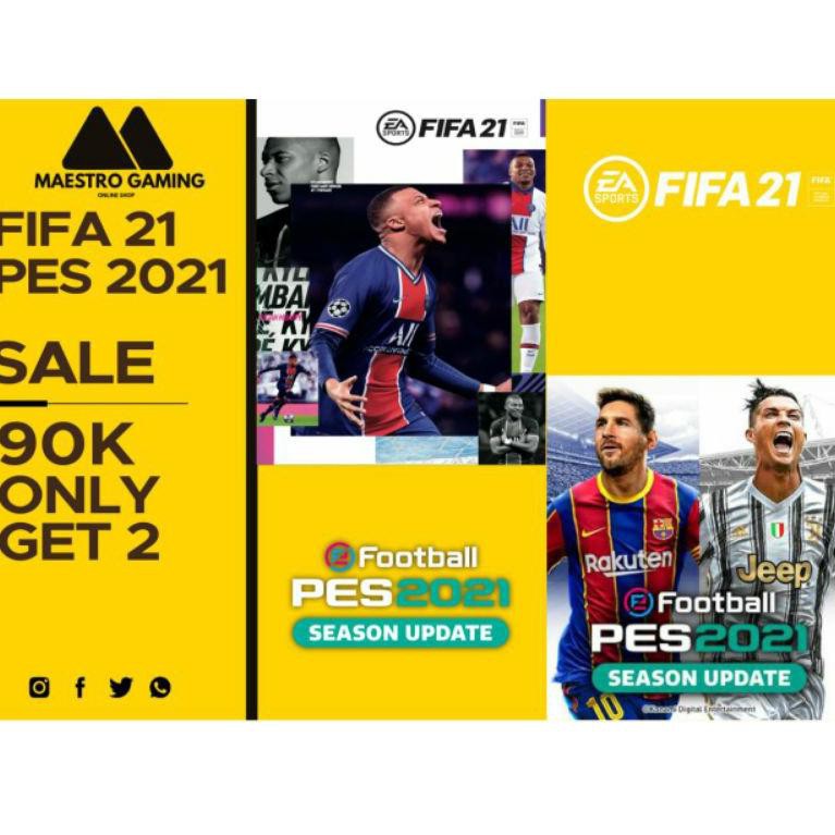 Jual FIFA 21 PC ORIGINAL ORIGIN + PES 2021 PC ORIGINAL STEAM (ART