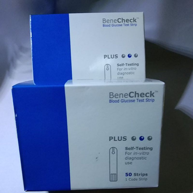 Jual Benecheck Blood Glucose Test Strip/ Stik Benecheck/Stik Gula darah ...