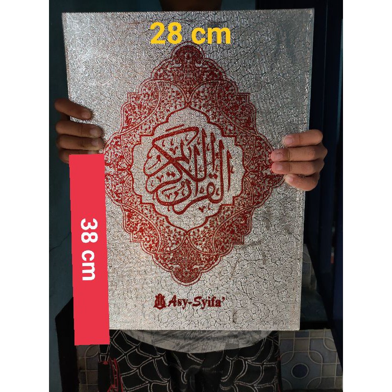 Jual Al Quran Jumbo Cover Perak B4,Al Quran Tanpa Terjemah Besar Perak ...