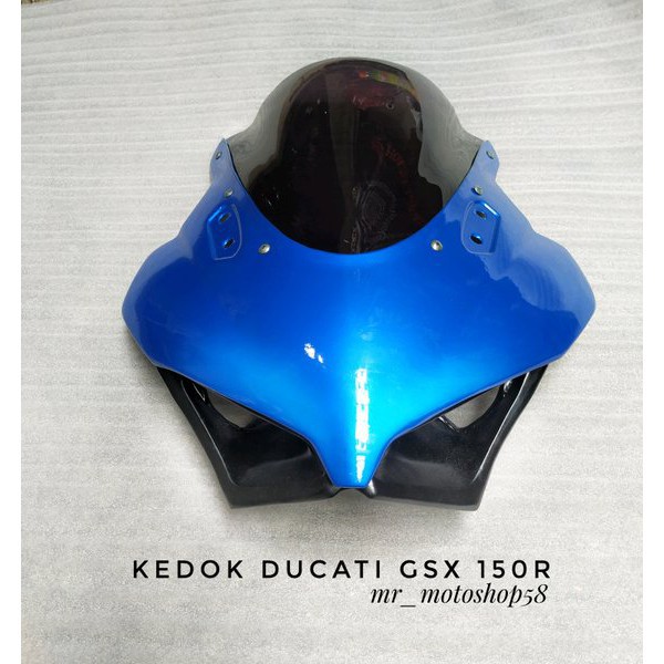 Jual TOPENG SUZUKI GSX 150 R VISOR SUZUKI GSX 150 model ducati