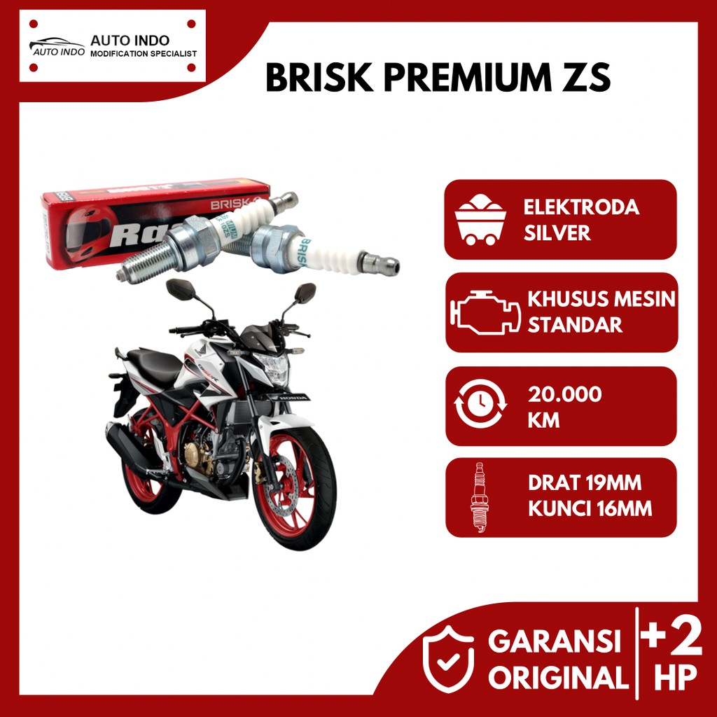 Jual Busi Motor Racing Honda Cb R Street Fire Brisk Premium Zs Ar Zs Ori Shopee Indonesia