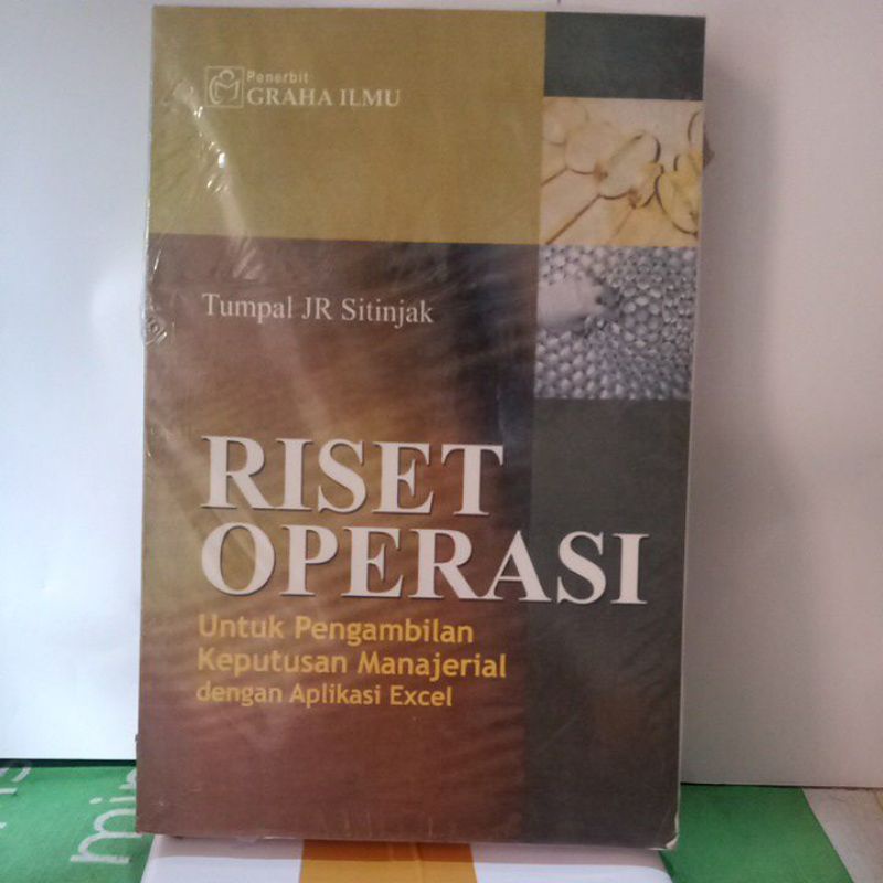 Jual RISET OPERASI Untuk Pengambilan Keputusan Manajerial Dengan ...