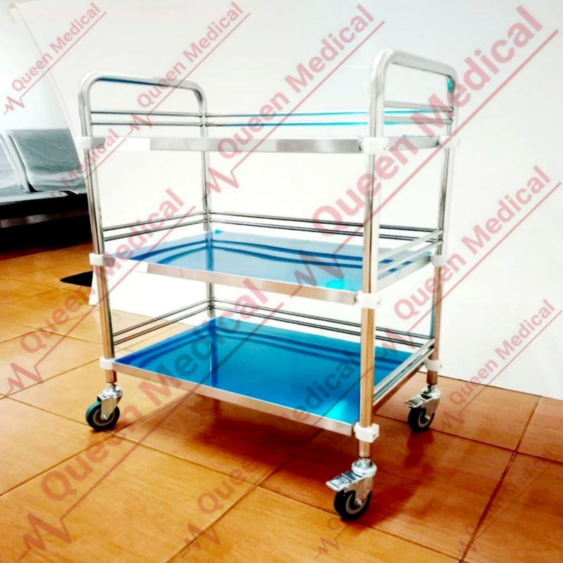 Jual Troli Instrument/Meja Instrument Stainless 2 Susun/3 Susun Model ...