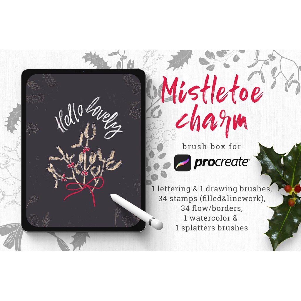Jual Procreate Brush - Mistletoe Brush Box for Procreate | Shopee Indonesia
