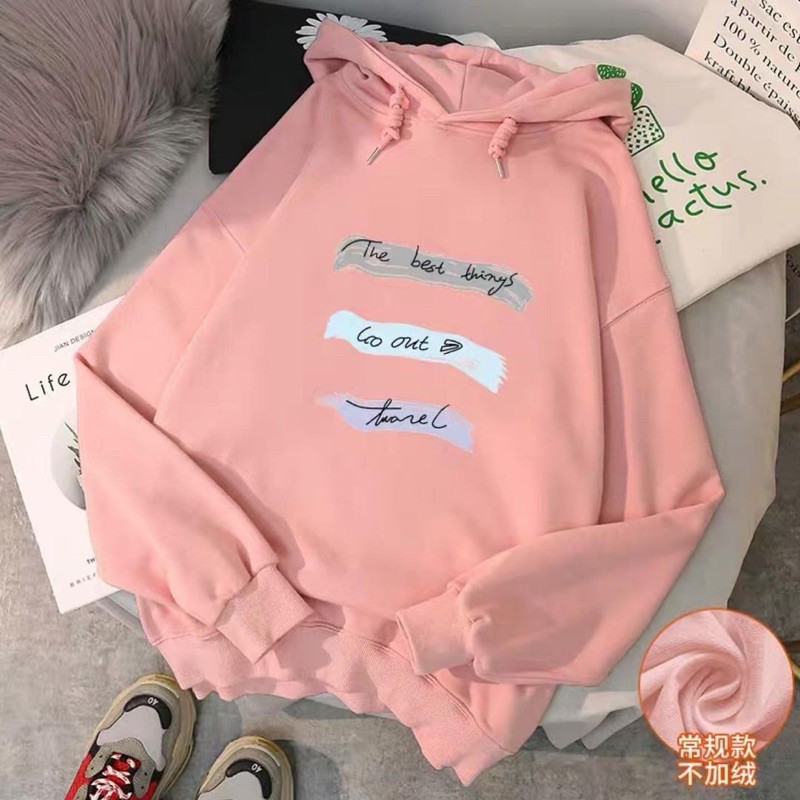 Sweater hoodie cheap wanita shopee