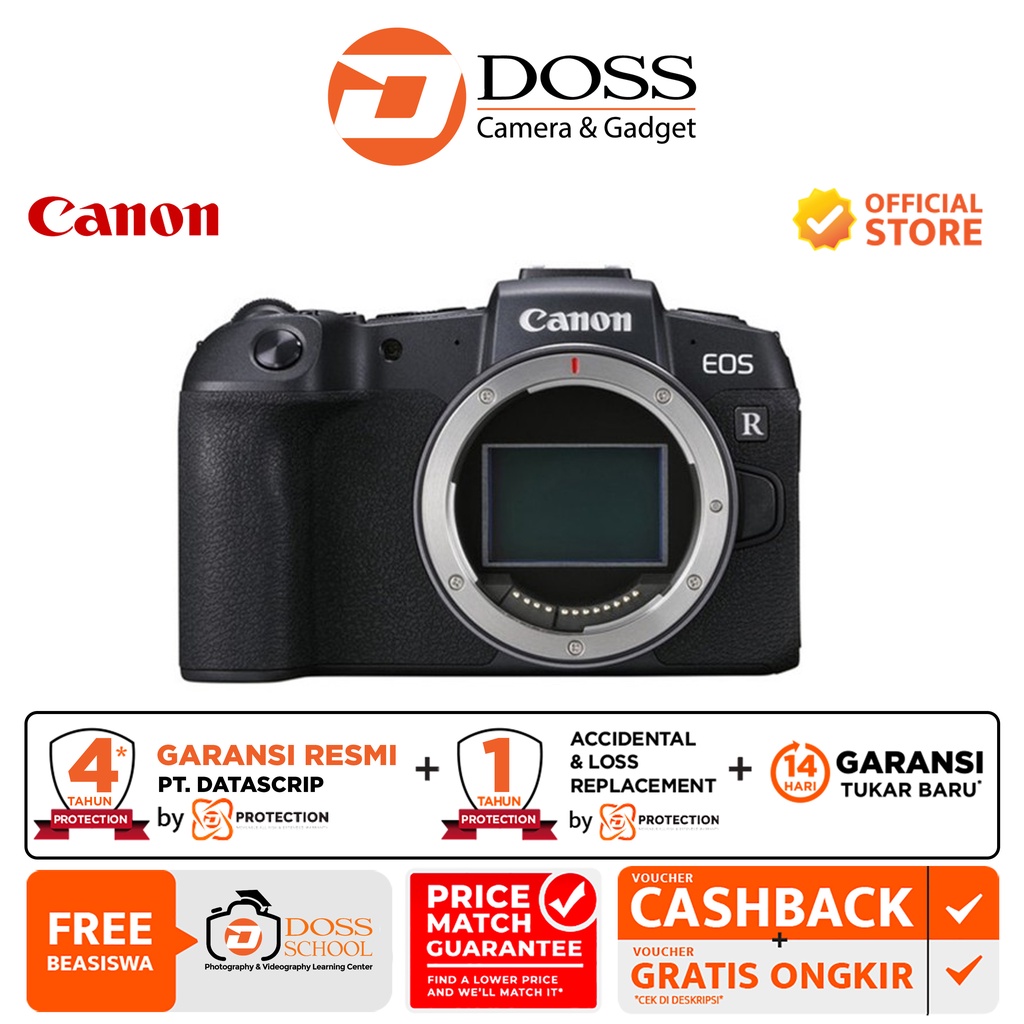 Jual Canon EOS RP Body Only / Canon RP | Shopee Indonesia