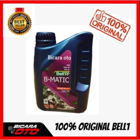 Jual Oli Mesin Motor Bell1 B-MATIC 4T - SAE 10W-30 API SL - 0.8 Liter ...