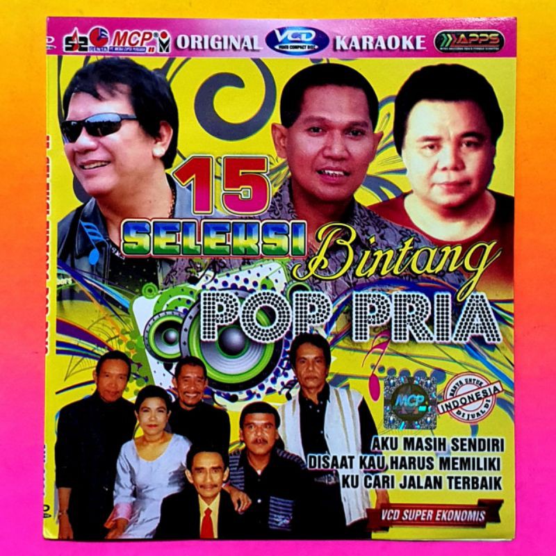 Jual KASET KARAOKE - VIDEO MUSIK LAGU POP TEMBANG KENANGAN PRIA TERBAIK