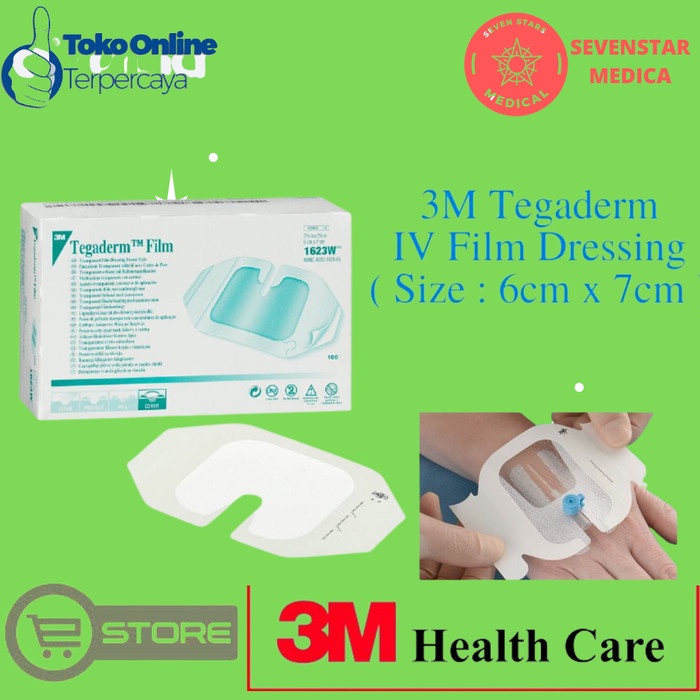 Jual Tegaderm 1623 / Tegaderm 1623W / Plaster infus Transparan Enceran