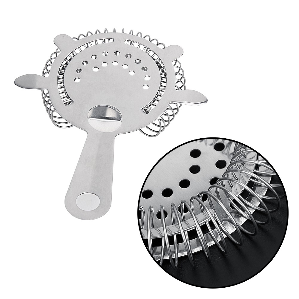 Jual Cocktail Strainer Filter Bartender Drink Bar Wire Stainless Steel ...