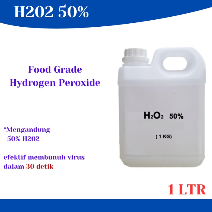 Jual Hidrogen Peroksida 50 H202 Hydrogen Peroxide Shopee Indonesia