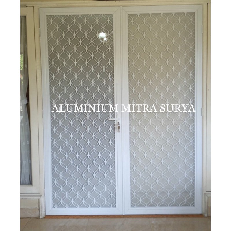 Jual Pintu Ekspanda Pintu Kawat Nyamuk Aluminium Pintu Swing Buka ...