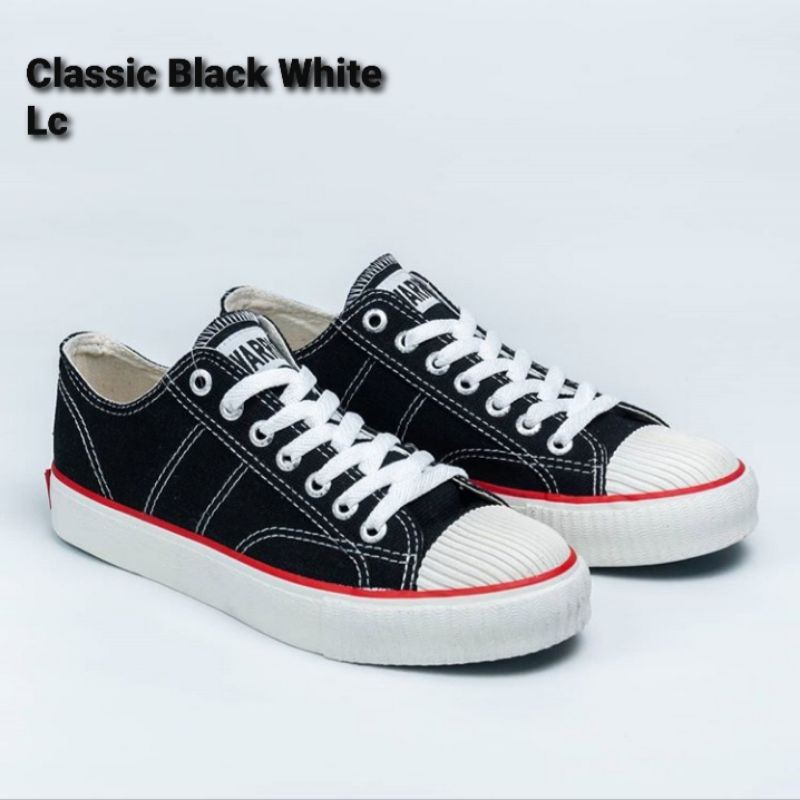 Jual Sepatu Warrior Classic Black/White Lc ( Bangga Buatan Indonesia ...