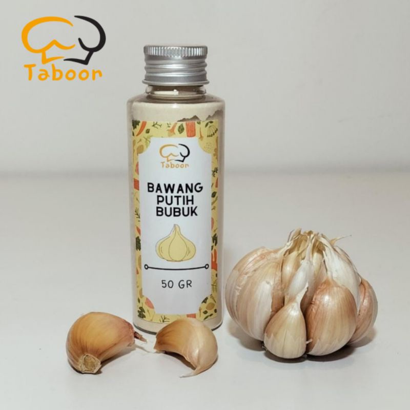 Jual TABOOR - Bawang Putih Bubuk/Garlic Powder 50 gr | Shopee Indonesia