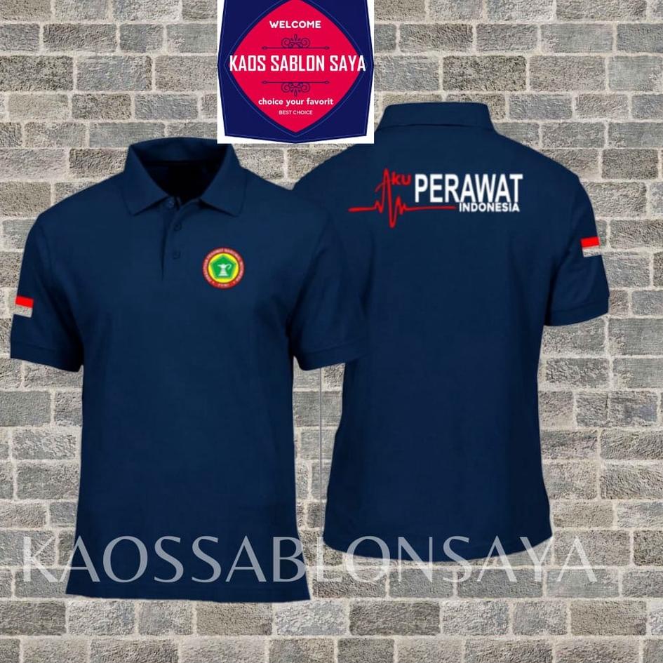 Jual Baru Poloshirt Kaos Kerah Aku Perawat Indonesia Logo Ppni