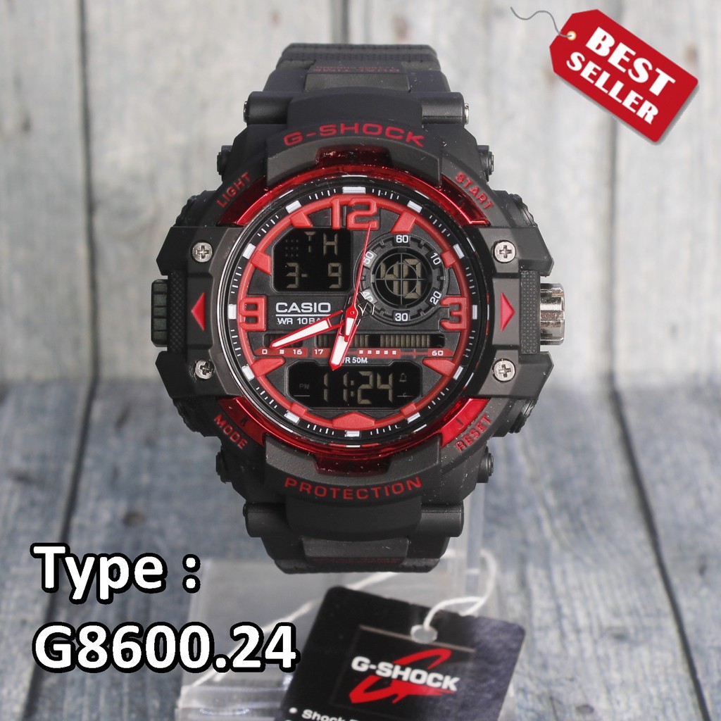 Jual BONUS BATRE CADANGAN Box Eklusif Jam tangan CASIO G Shock G8600 Black Shopee Indonesia
