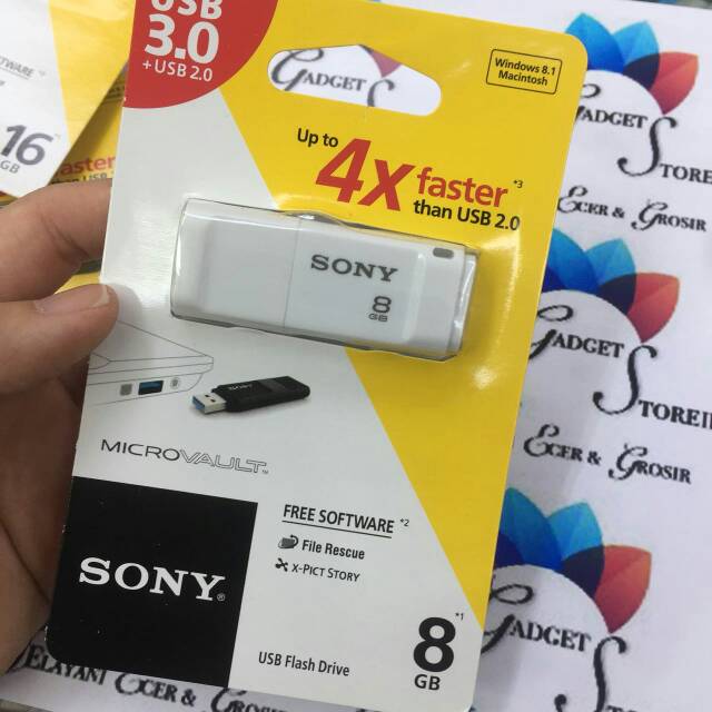 Jual Flashdisk sony 8gb / flash disk usb drive 8gb 4x faster | Shopee ...