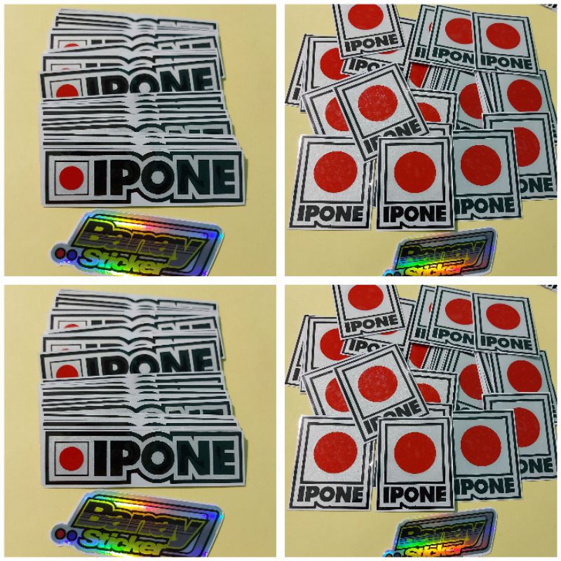Jual Stiker Variasi Motor Special Set Ipone Logo Racing Sponsor Cutting ...