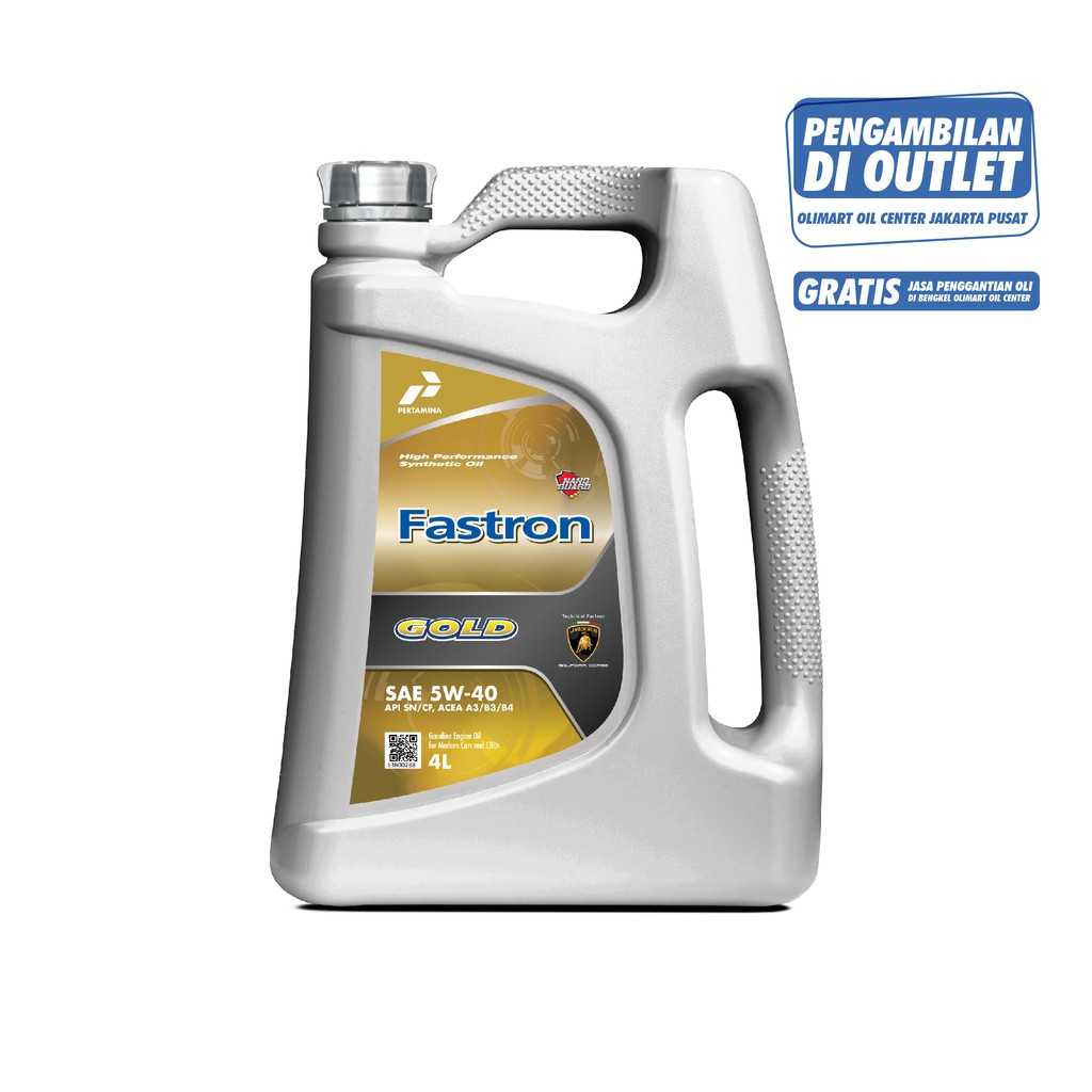 Jual Pertamina Fastron Gold 5W-40 SN/CF ACEA (LAM), 4L | Shopee Indonesia