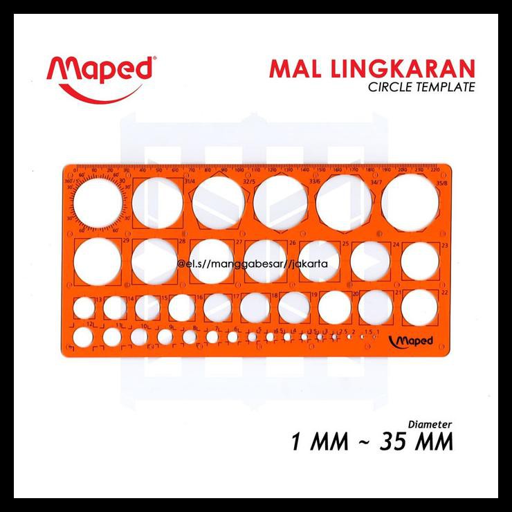 Jual Penggaris Mal Lingkaran Maped Shopee Indonesia