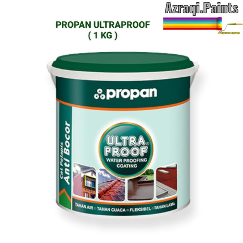 Jual Propan Ultraproof Cat Pelapis Anti Bocor Waterproofing 1 Kg Shopee Indonesia 8595