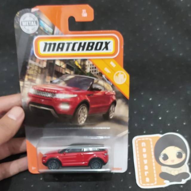 Jual Matchbox Range Rover Evoque Merah - HOT ITEM | Shopee Indonesia
