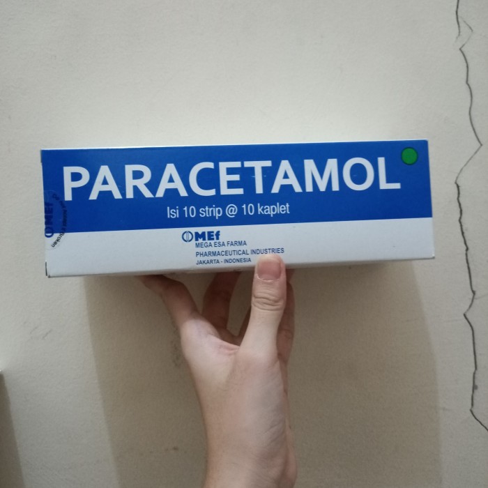 Jual Paracetamol 500mg Mef isi 10 Strips 10 Kaplet Shopee Indonesia