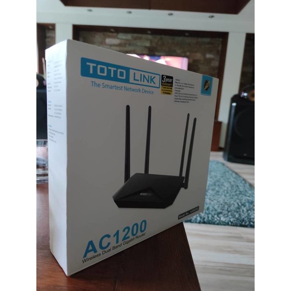 Jual kotak dus box TOTOLINK A3002RU - AC1200 WIRELESS DUAL BAND GIGABIT ...