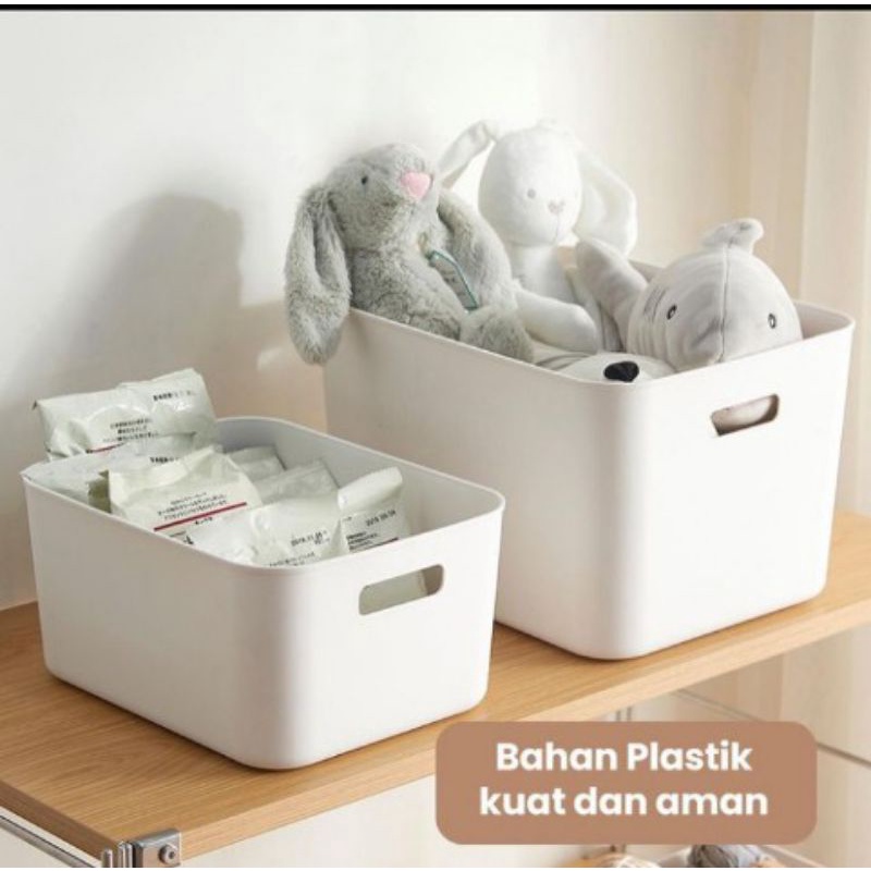 Jual BOX PUTIH SERBAGUNA/BOX ORGANIZER KAMAR MANDI/ KAMAR TIDUR, DAPUR ...