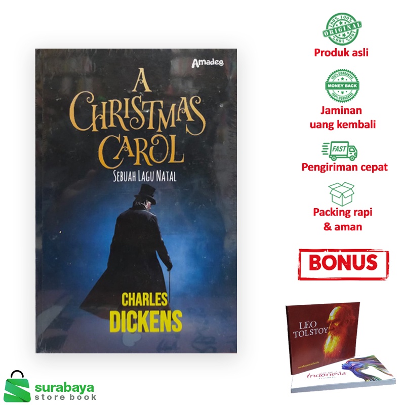 Cover of the Indonesian translation of A Christmas Carol