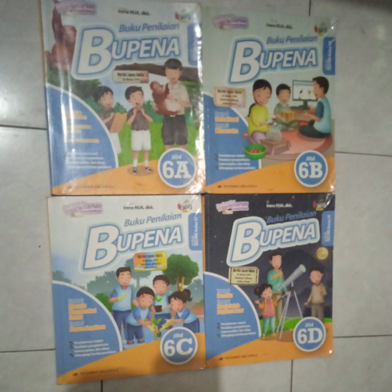 Jual BUPENA KELAS 6A 6B 6C 6D K13 EDISI REVISI | Shopee Indonesia