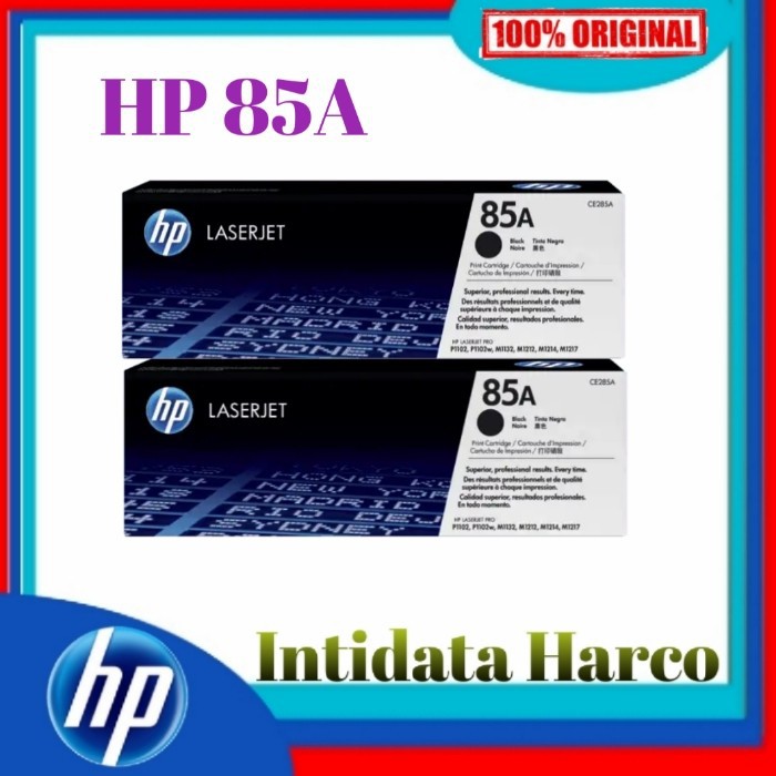 Jual CARTRIDGE TONER HP CE 285 A ( 85A ) ORIGINAL 100% HP 285A CE-285A ...
