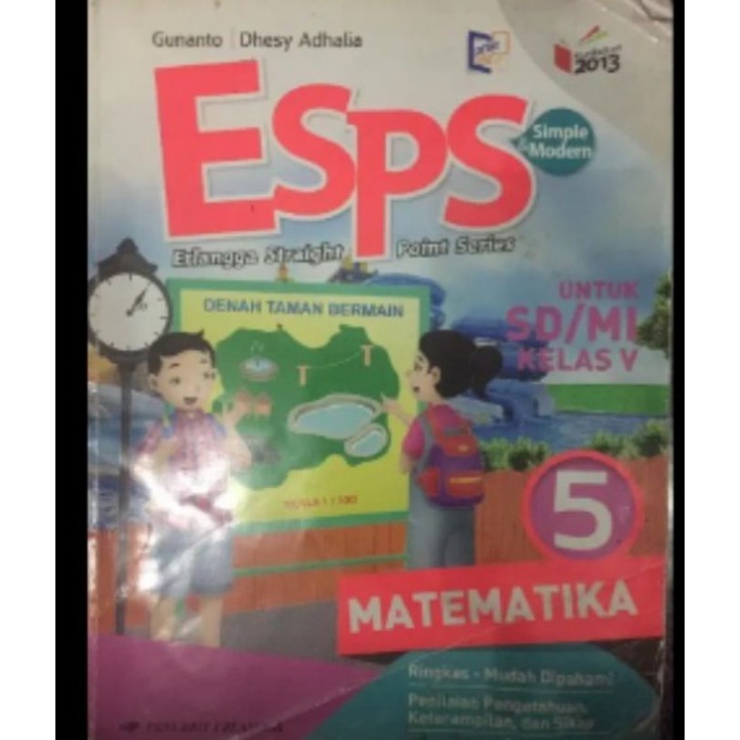 Jual Buku Esps Matematika Kelas 5 Sd Shopee Indonesia 