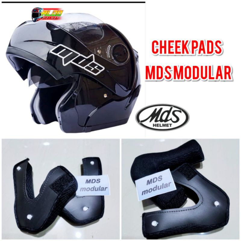 Jual CHEEK PADS HELM MDS PRO RIDER MODULAR BUSA HELM BUSA PIPI MDS ...