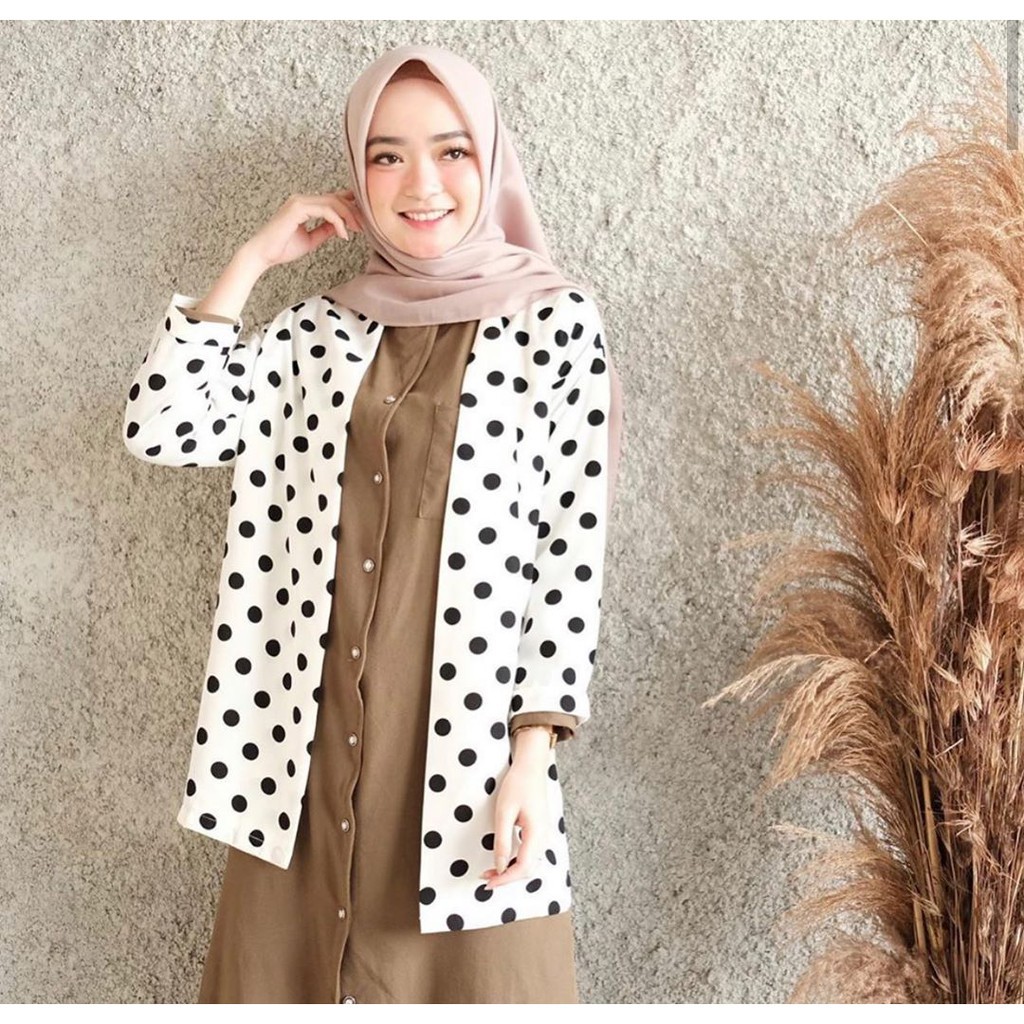 Cardigan polkadot outlet