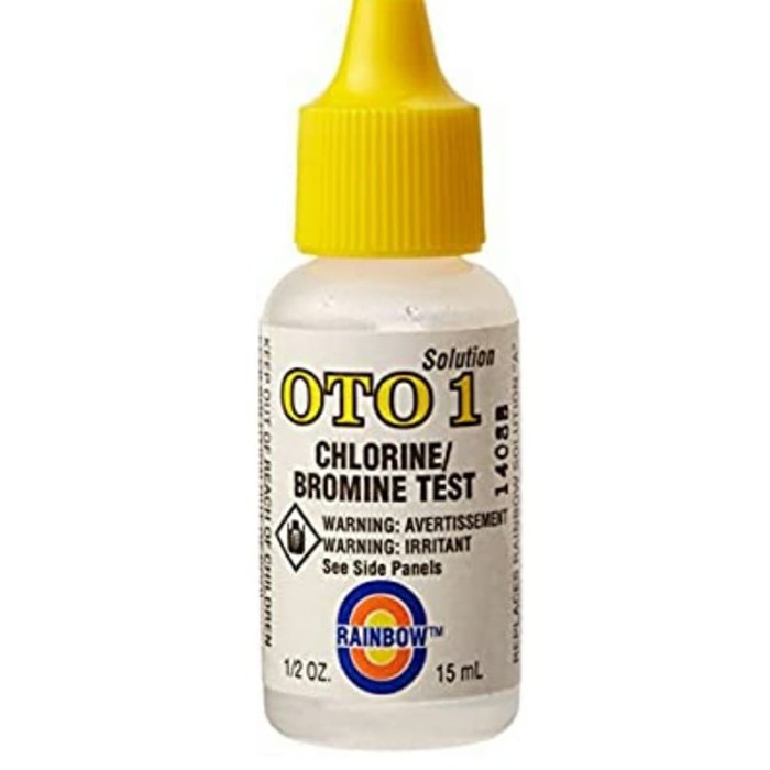 Jual Refill OTO Solution Test Kit Chlorine Pentair 1/2 OZ Shopee