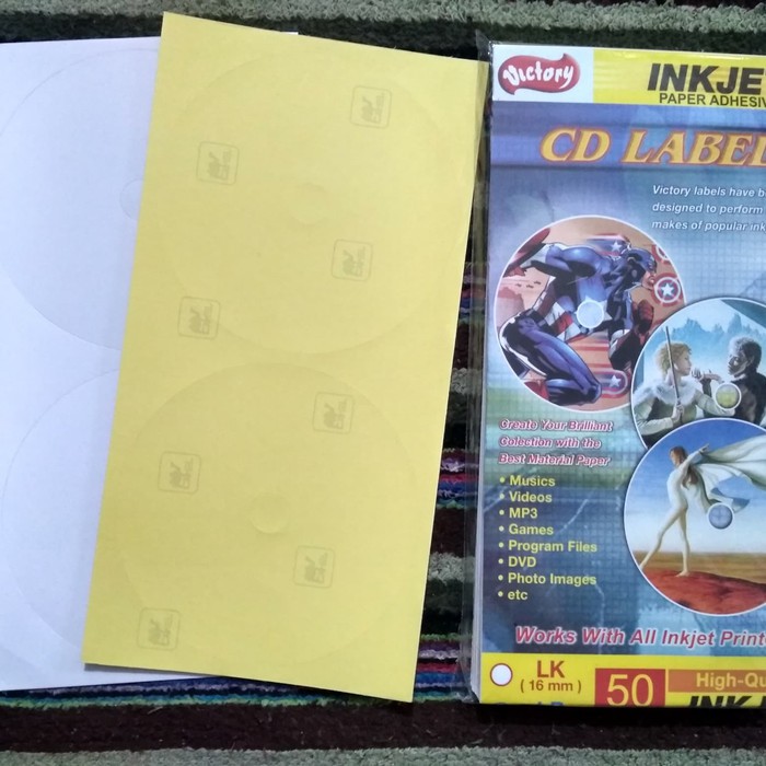 Jual Label CD-DVD Inkjet Sticker Camel Isi 50 Lembar | Shopee Indonesia