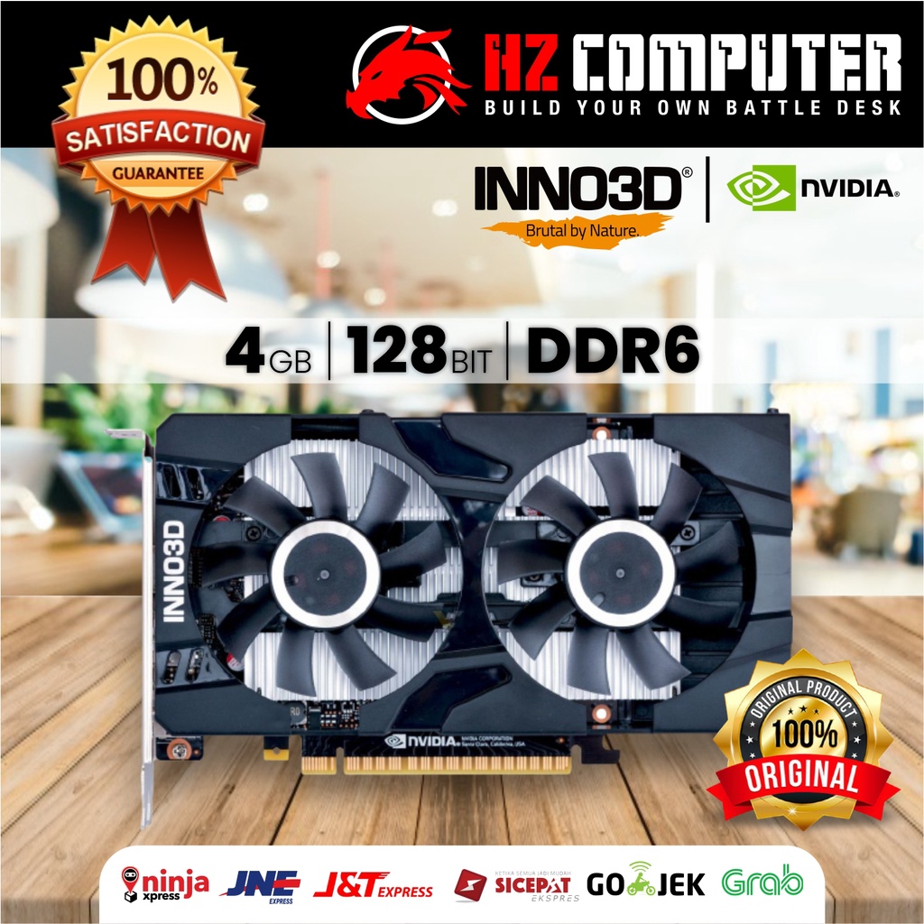 Jual INNO3D GTX 1650 Twin X2 4GB | GDDR6 | GTX1650 | NVIDIA | GeForce ...