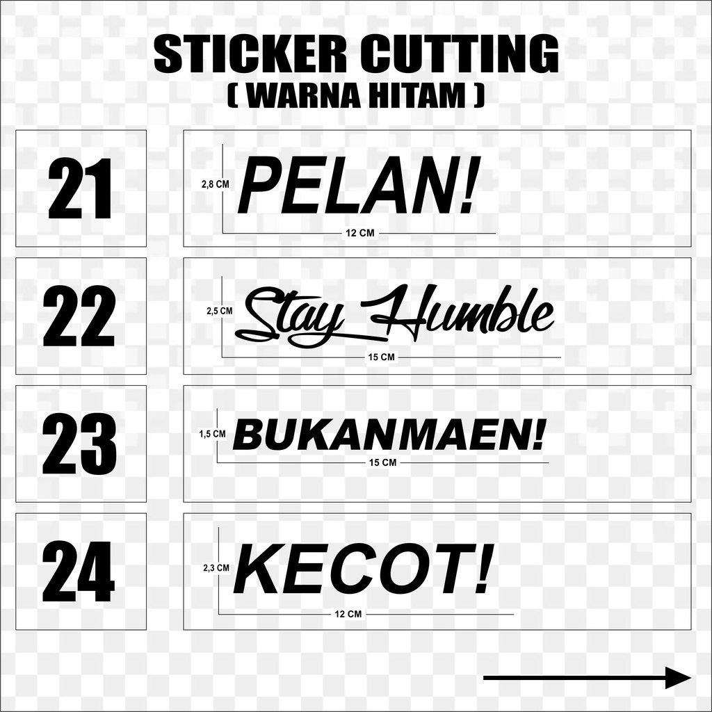 Jual Stiker Cutting Sticker Cutting motor harga per 1pcs | Shopee Indonesia
