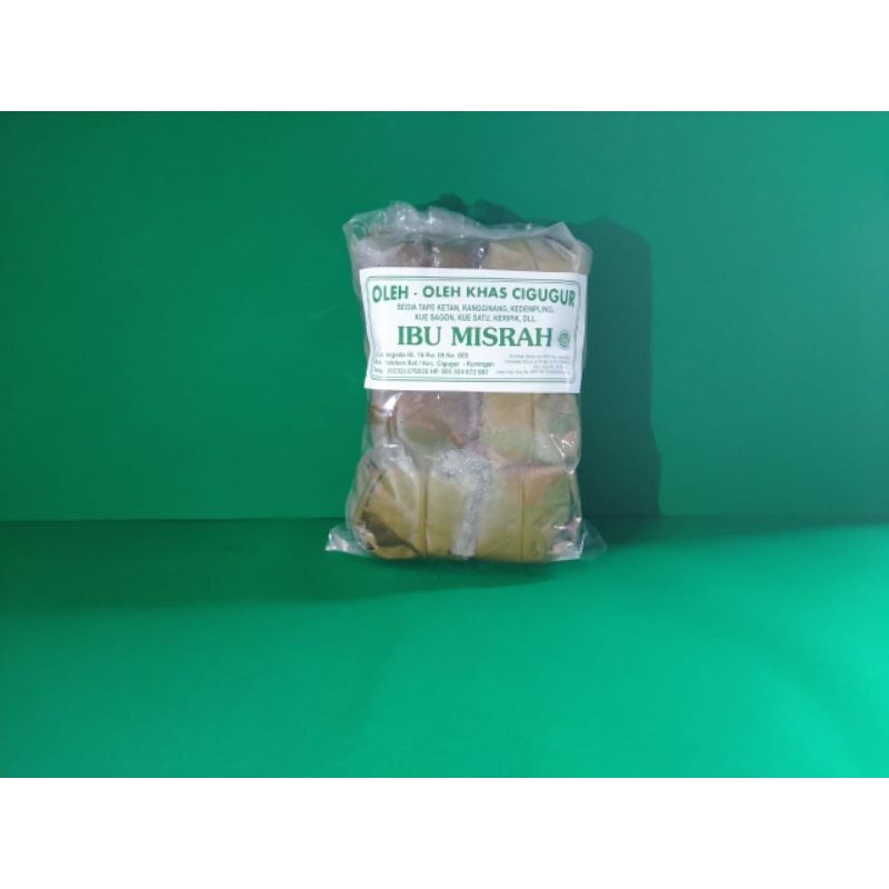 Jual Ibu Misrah Tape Ketan Bulat Hijau Asli Cigugur Bungkus Daun Jambu
