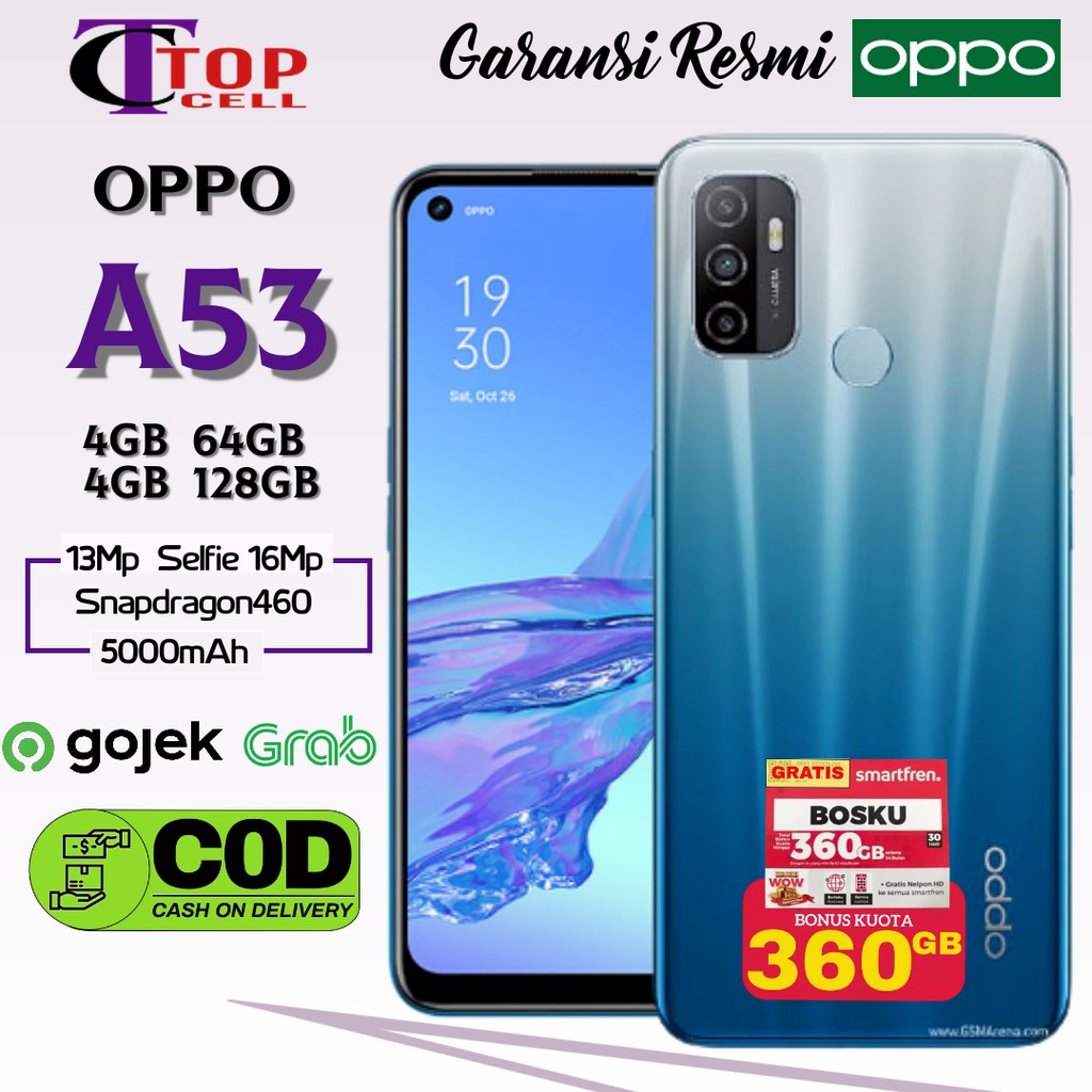 Jual OPPO A53 Ram 4GB+64GB - 6GB+128GB Garansi Resmi Oppo | Shopee ...