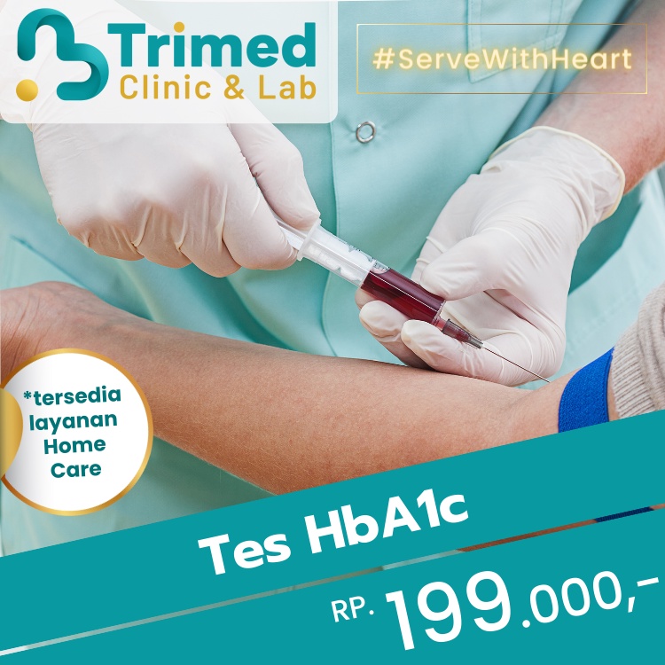 Jual Tes Pemeriksaan HbA1C Trimed Clinic & Lab Shopee Indonesia