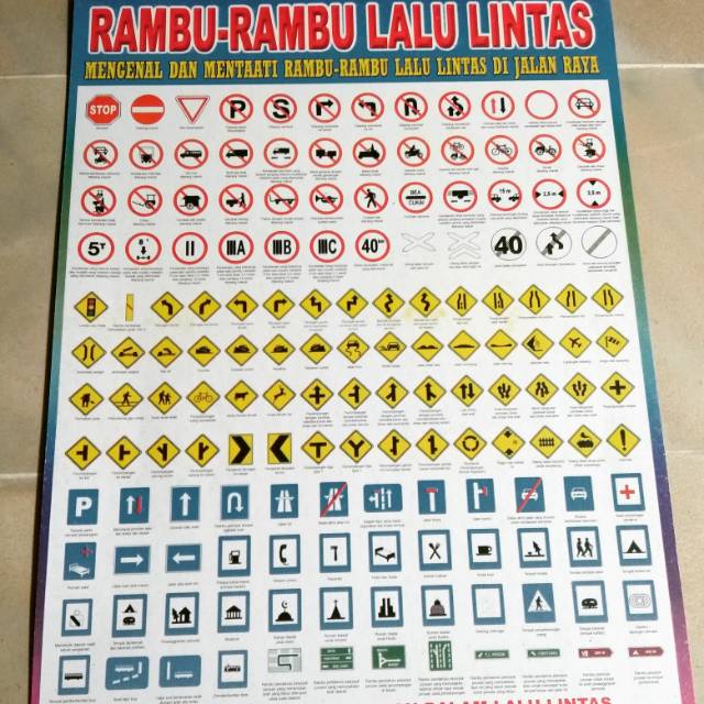 Jual POSTER RAMBU RAMBU LALU LINTAS | Shopee Indonesia