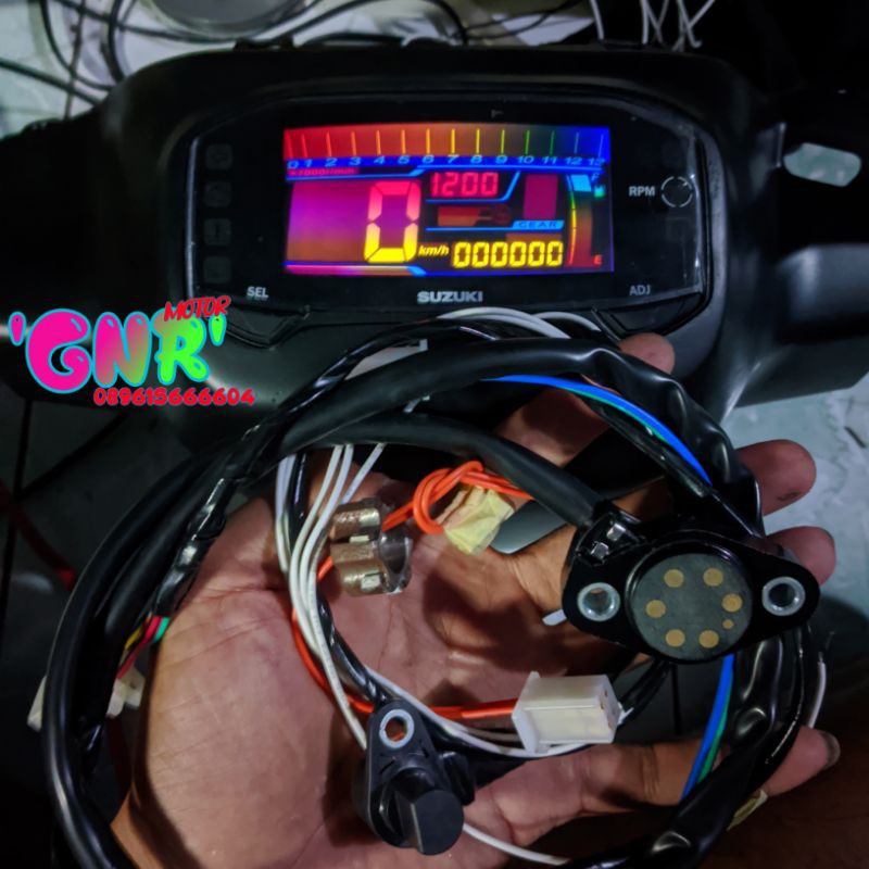 Jual speedometer digital satria hiu dan lumba Shopee Indonesia