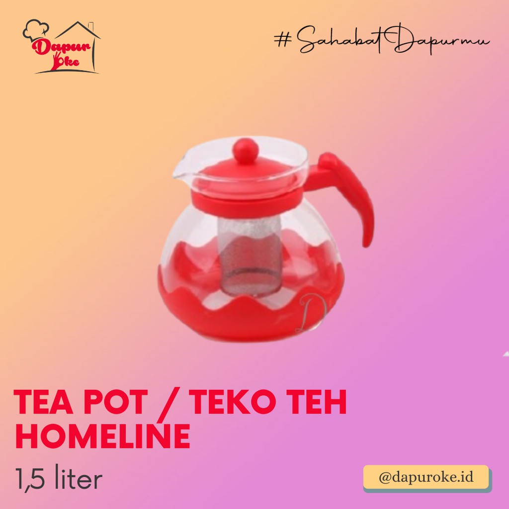Jual Tea Pot / Teko Teh 1500 ml Homeline | Shopee Indonesia