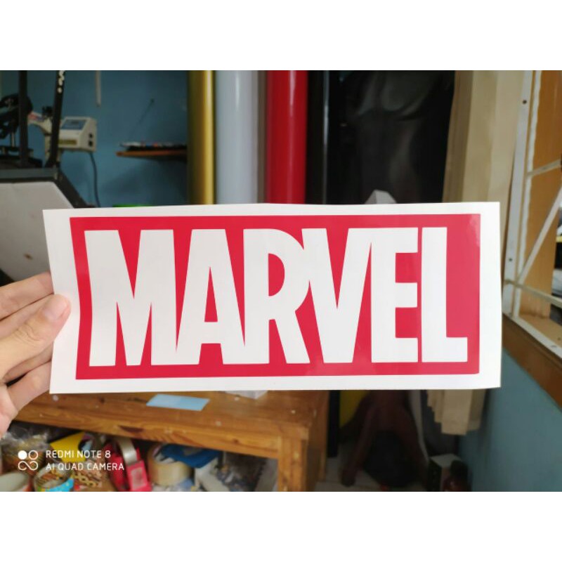 Jual STIKER MARVEL UKURAN LAPTOP | STICKER CUSTOM ANIME BAND LOGO DLL ...