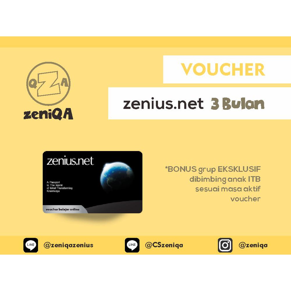Jual Dijual zenius net 3 bulan Limited | Shopee Indonesia
