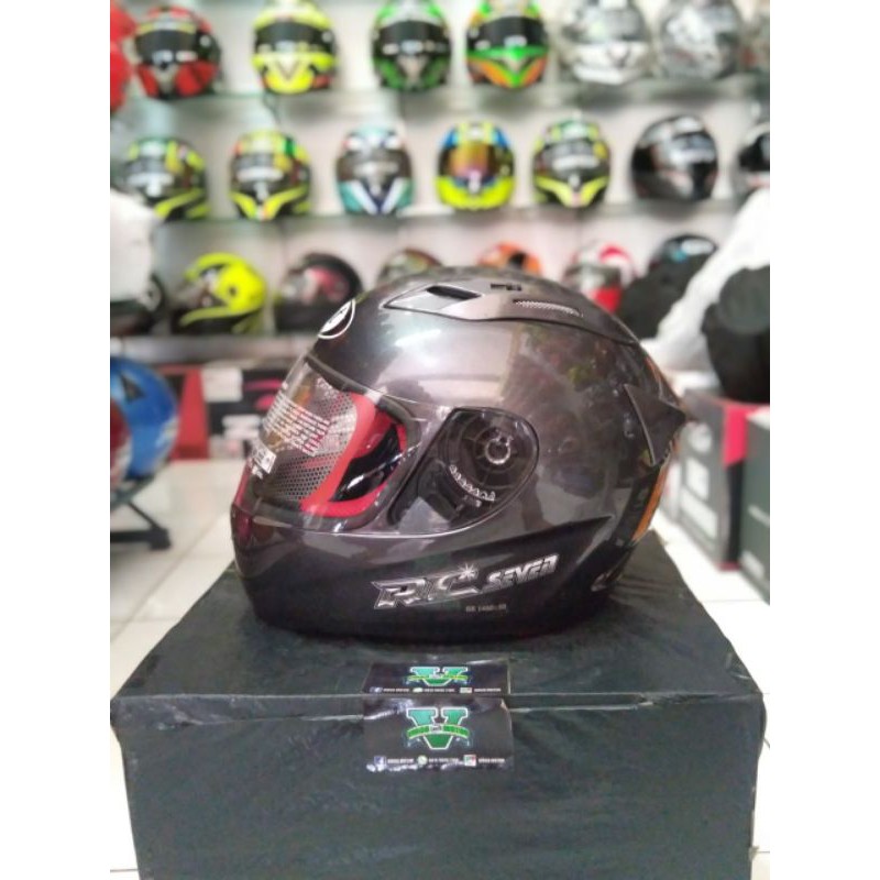 Jual KYT RC SEVEN SOLID GUNMETAL | Shopee Indonesia