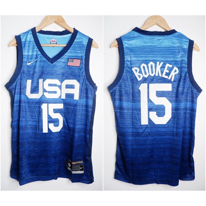 Jual JERSEY NBA USA 2020 #15 DEVIN BOOKER DONGKER | Shopee Indonesia