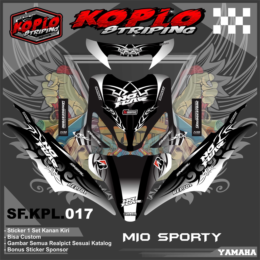 Jual Stiker Decal Full Body Motor Yamaha Mio Sporty - Sticker Decal ...